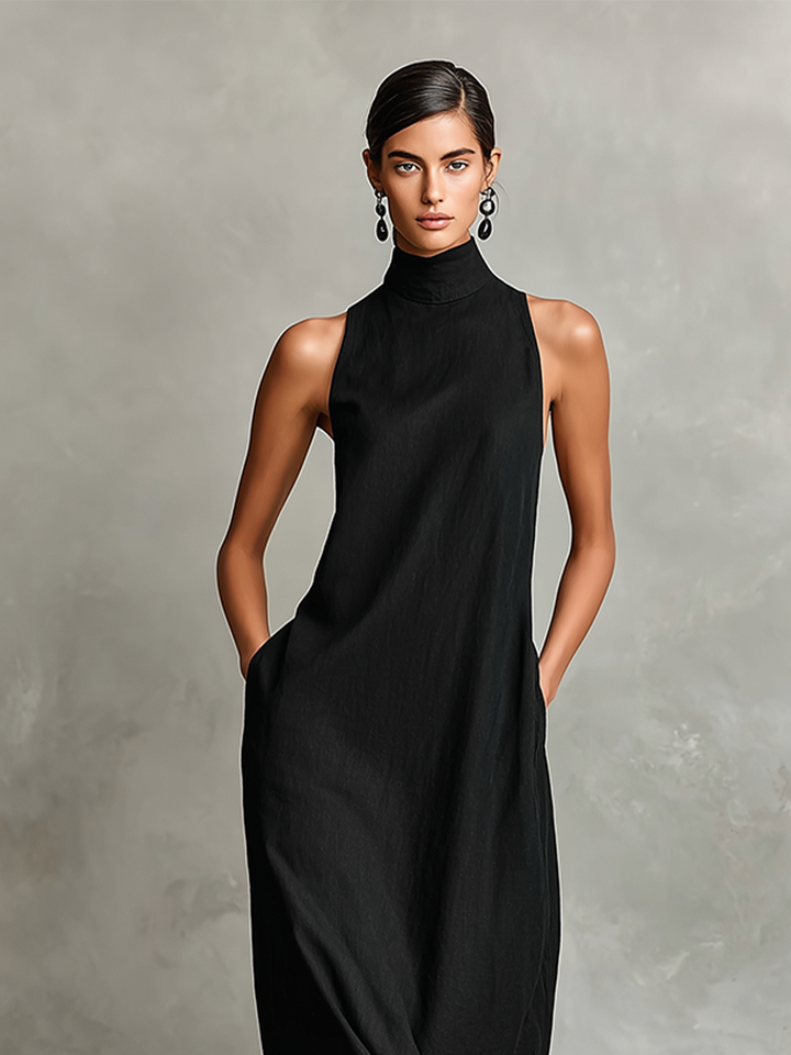 Chiara | Abito Maxi Collo Alto