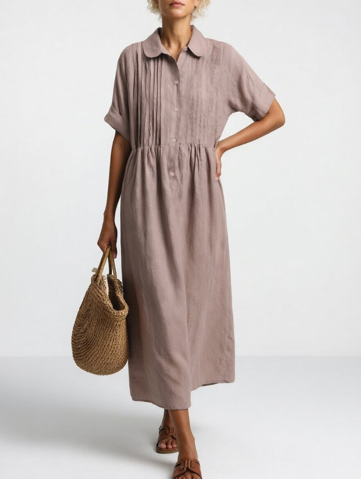 Aurora | Abito Maxi Fluido con Tasche