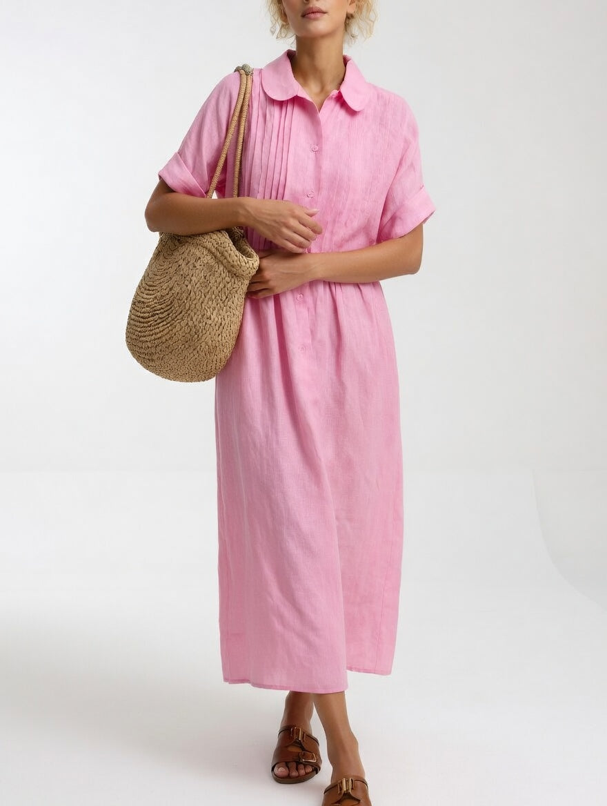 Aurora | Abito Maxi Fluido con Tasche