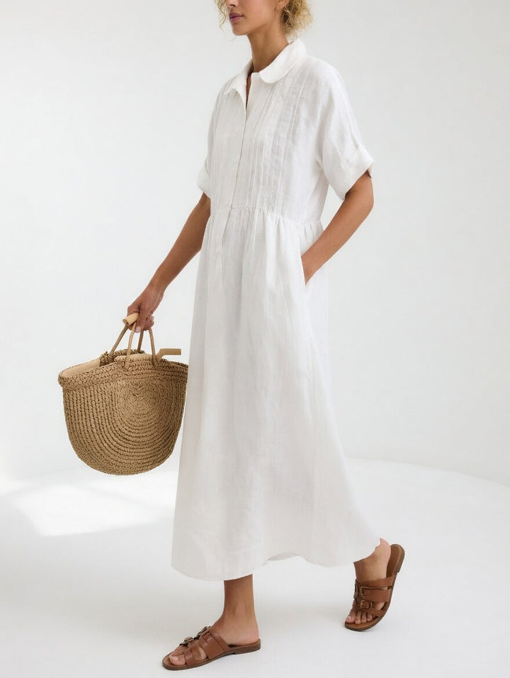 Aurora | Abito Maxi Fluido con Tasche