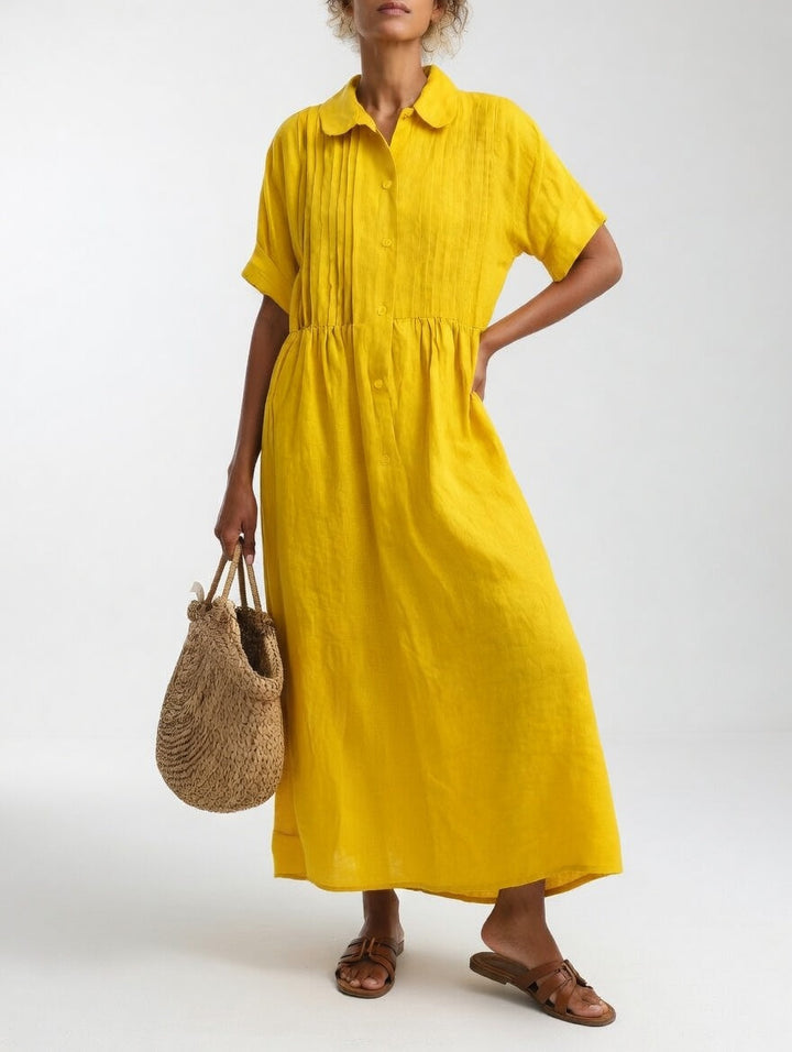 Aurora | Abito Maxi Fluido con Tasche