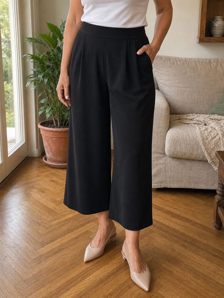 Pantaloni Culotte Palazzo