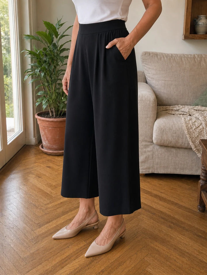 Pantaloni Culotte Palazzo