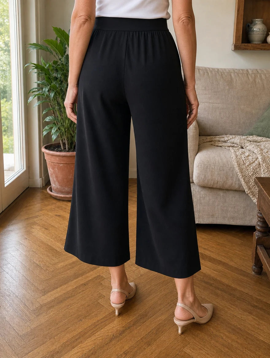 Pantaloni Culotte Palazzo