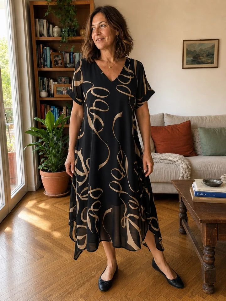 Eleonora | Abito Maxi Stampa