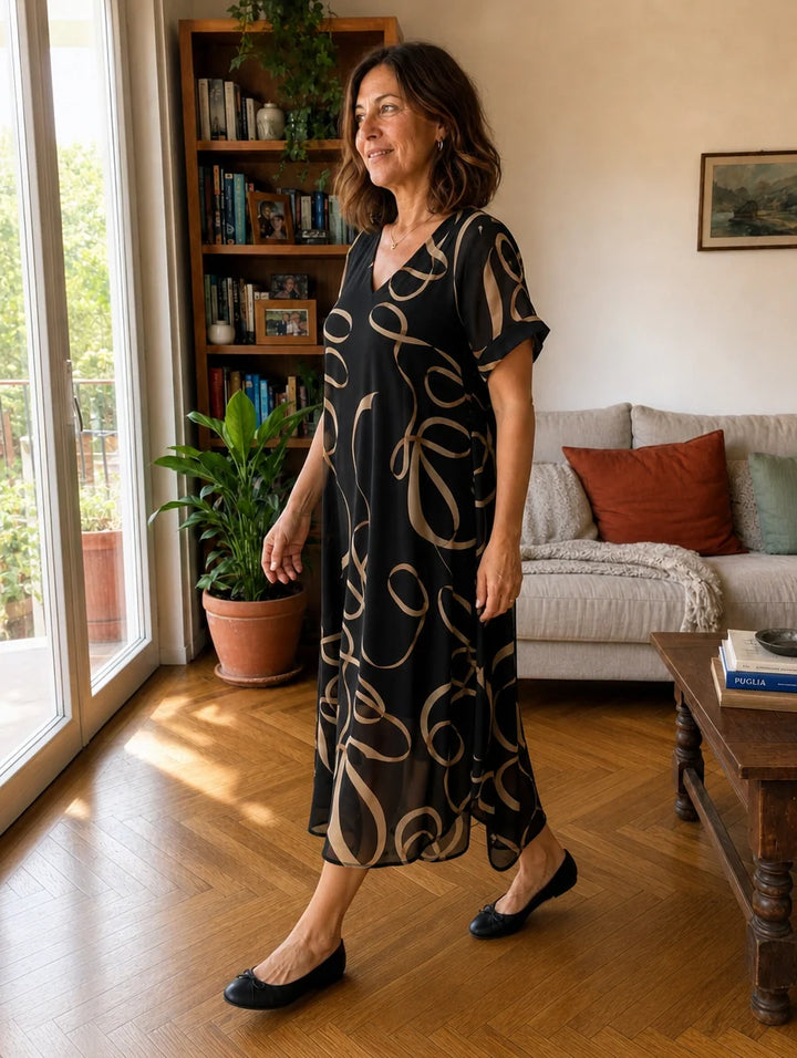 Eleonora | Abito Maxi Stampa