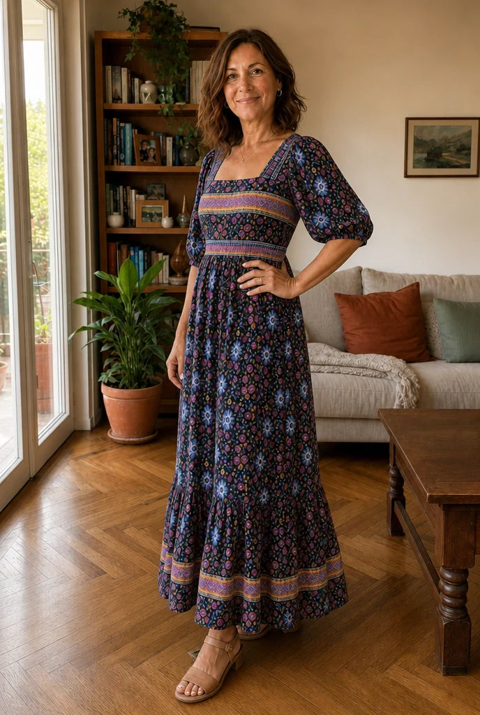 Ginevra | Abito Maxi Floreale