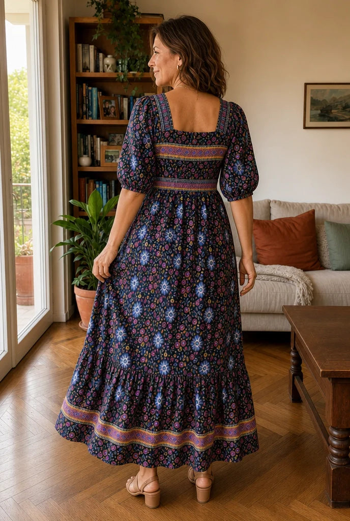 Ginevra | Abito Maxi Floreale
