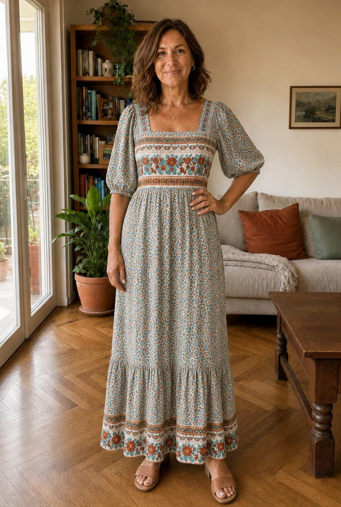 Ginevra | Abito Maxi Floreale