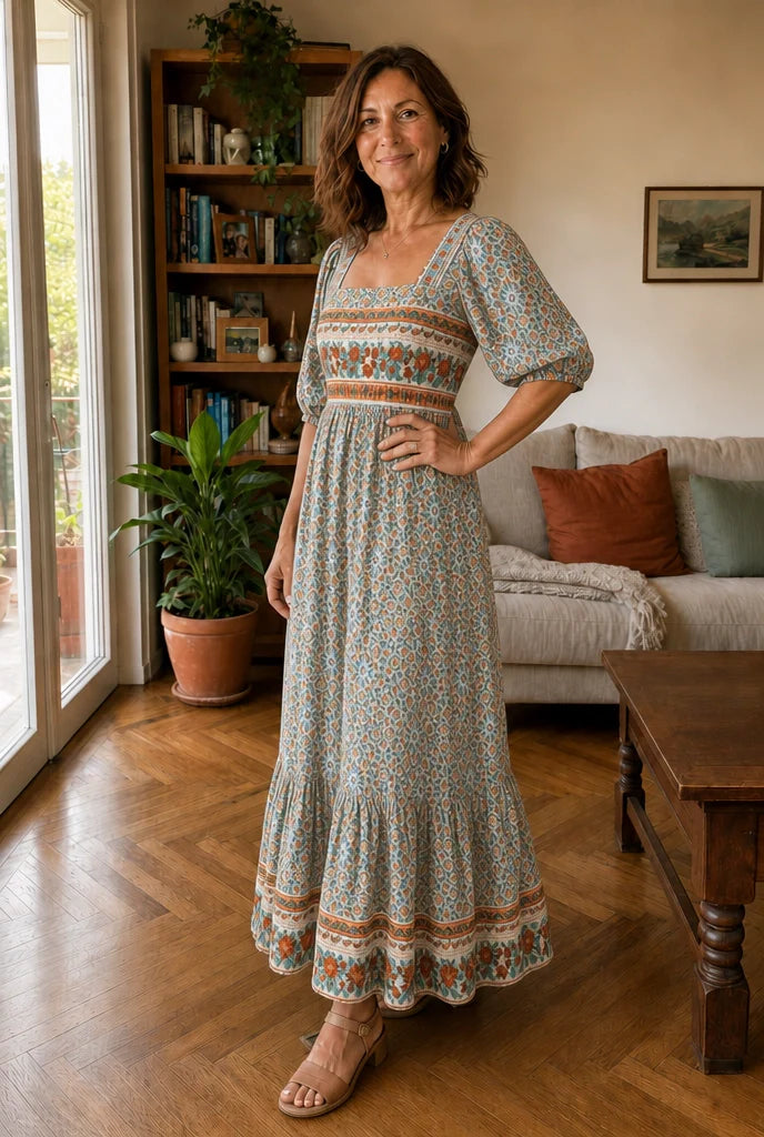Ginevra | Abito Maxi Floreale