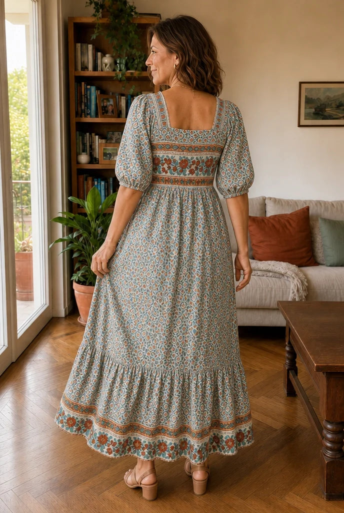 Ginevra | Abito Maxi Floreale