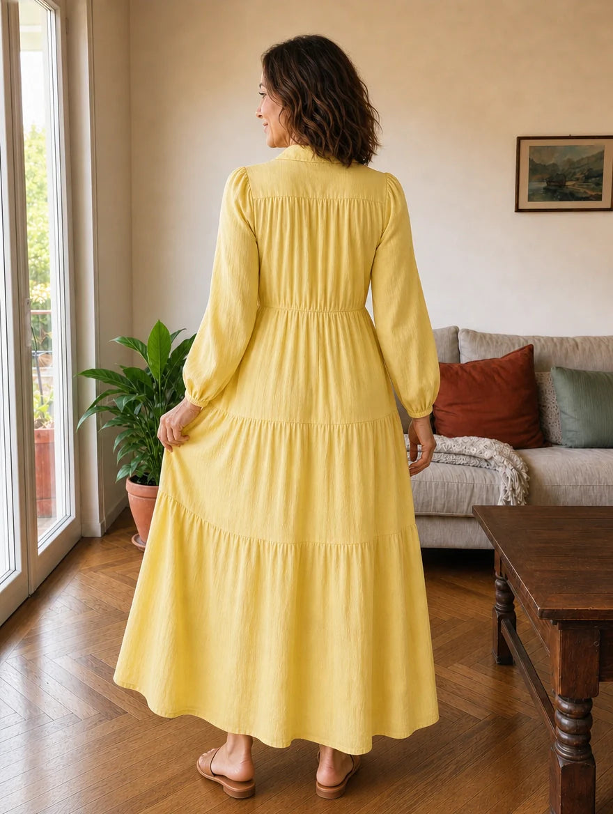 Abito Elegante a Balze
