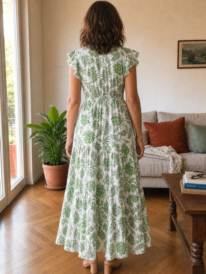 Bianca | Abito Maxi Floreale