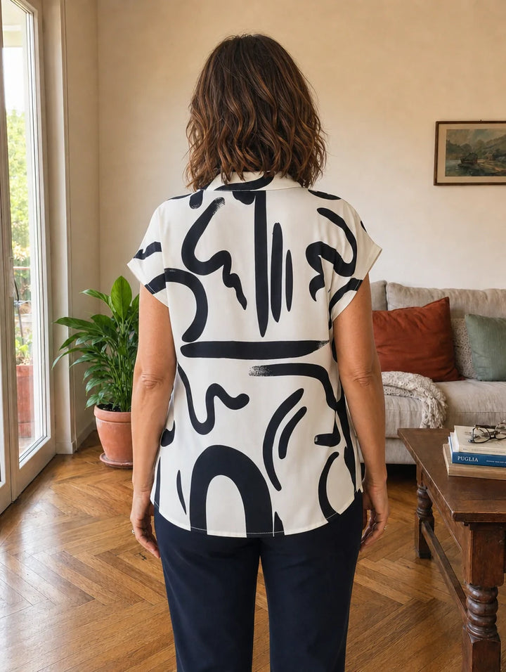 Chiara | Blusa Fluida a Stampa