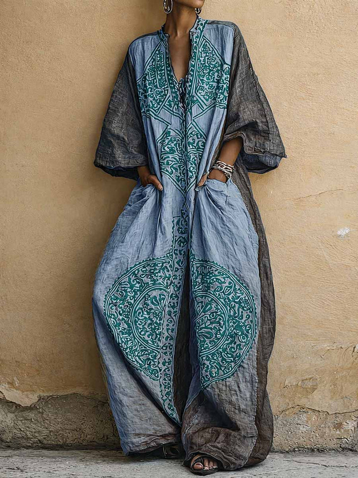 Maria | Tuta con stampa vintage